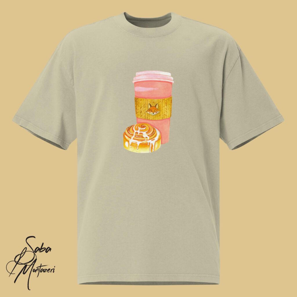 Cinnamon Morning Oversized t-shirt