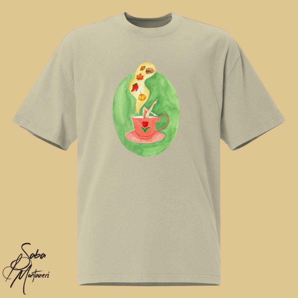 Diving into Autumn Oversized t-shirt