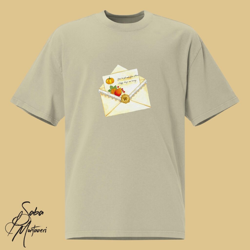 Autumn’s Message Oversized t-shirt